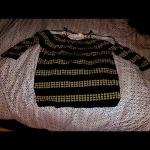 Michael Kors cold shoulder blouse